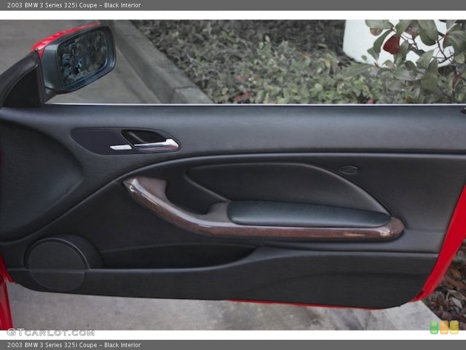 Black Interior Door Panel for the 2003 BMW 3 Series 325i Coupe #90810450