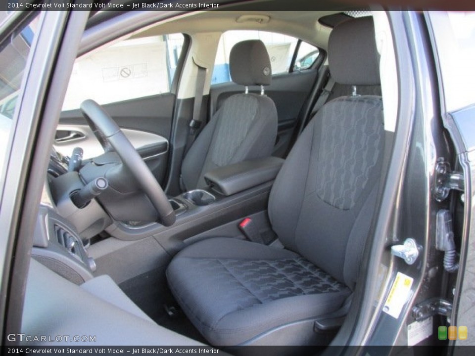 Jet Black/Dark Accents Interior Front Seat for the 2014 Chevrolet Volt  #90810756