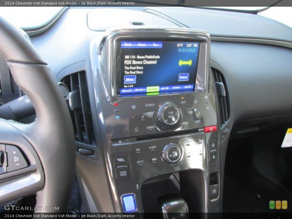Jet Black/Dark Accents Interior Controls for the 2014 Chevrolet Volt  #90810789