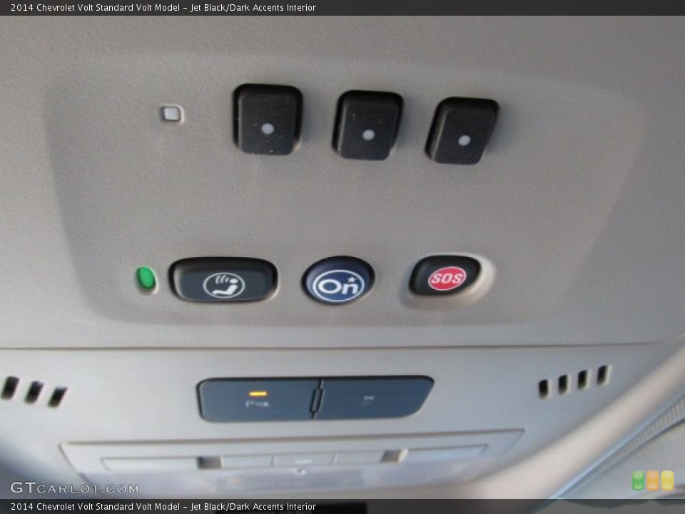 Jet Black/Dark Accents Interior Controls for the 2014 Chevrolet Volt  #90810822