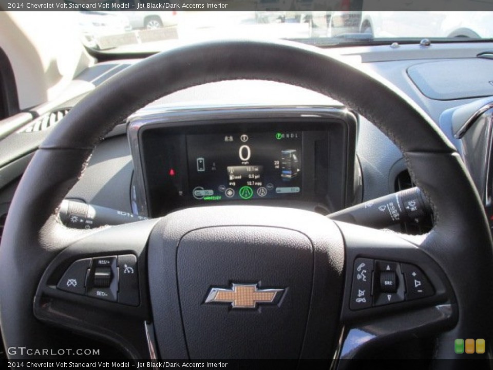 Jet Black/Dark Accents Interior Steering Wheel for the 2014 Chevrolet Volt  #90810837