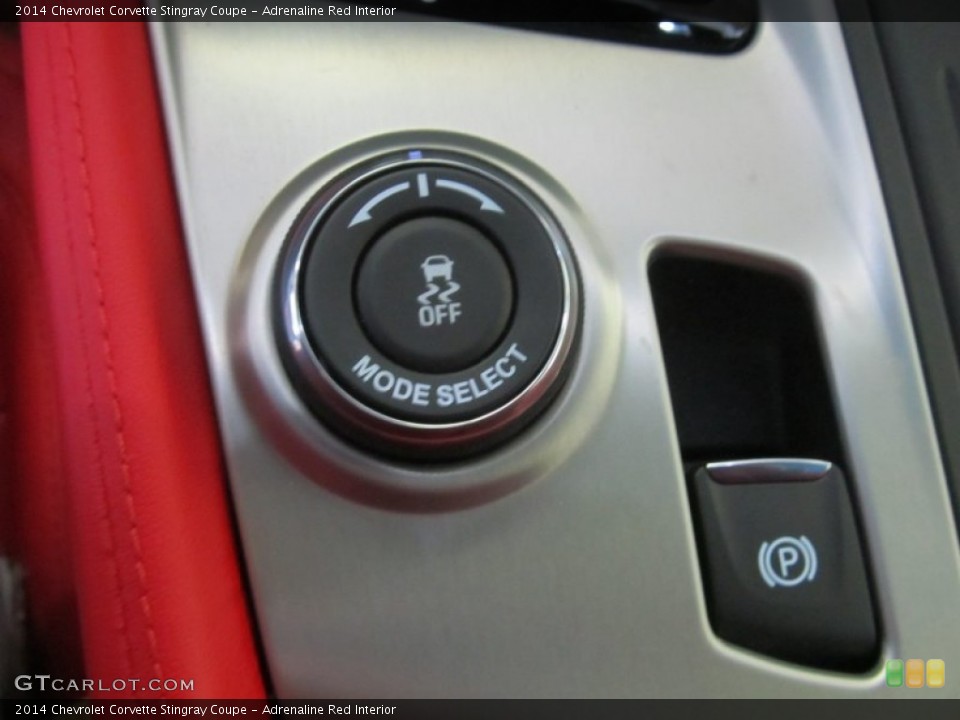Adrenaline Red Interior Controls for the 2014 Chevrolet Corvette Stingray Coupe #90811596