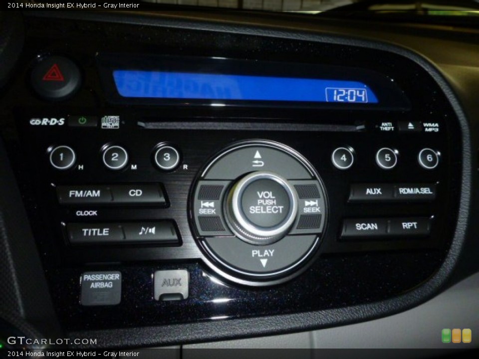 Gray Interior Controls for the 2014 Honda Insight EX Hybrid #90816063