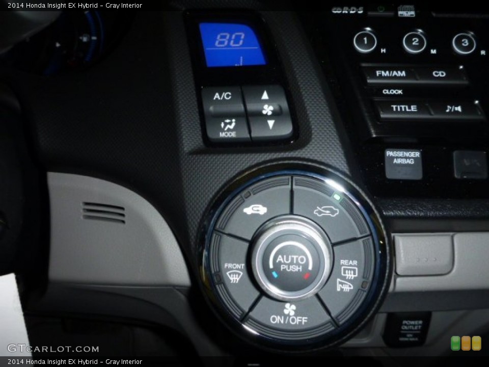 Gray Interior Controls for the 2014 Honda Insight EX Hybrid #90816081