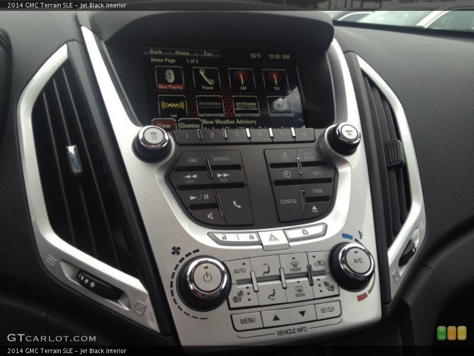 Jet Black Interior Controls for the 2014 GMC Terrain SLE #90816687