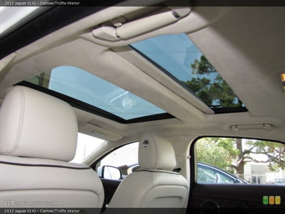 Cashew/Truffle Interior Sunroof for the 2013 Jaguar XJ XJ #90819556