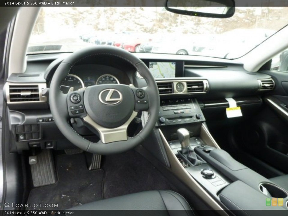 Black Interior Photo for the 2014 Lexus IS 350 AWD #90827241