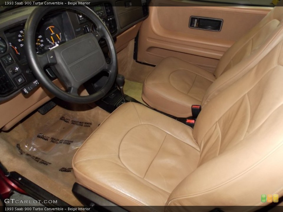 Beige 1993 Saab 900 Interiors