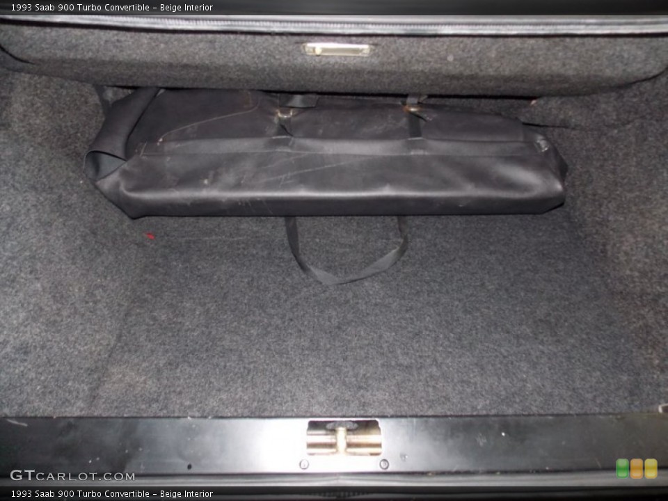 Beige Interior Trunk for the 1993 Saab 900 Turbo Convertible #90831172