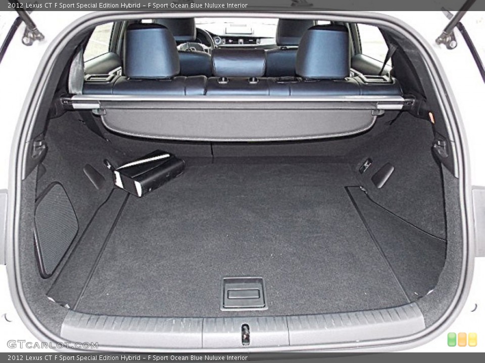 F Sport Ocean Blue Nuluxe Interior Trunk for the 2012 Lexus CT F Sport Special Edition Hybrid #90831766