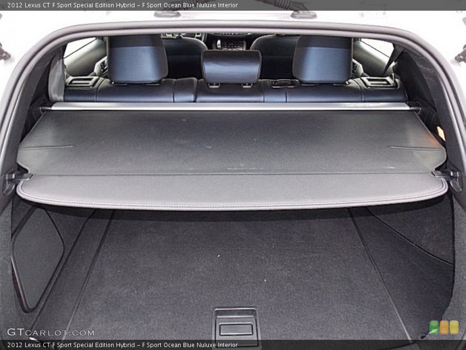 F Sport Ocean Blue Nuluxe Interior Trunk for the 2012 Lexus CT F Sport Special Edition Hybrid #90831823