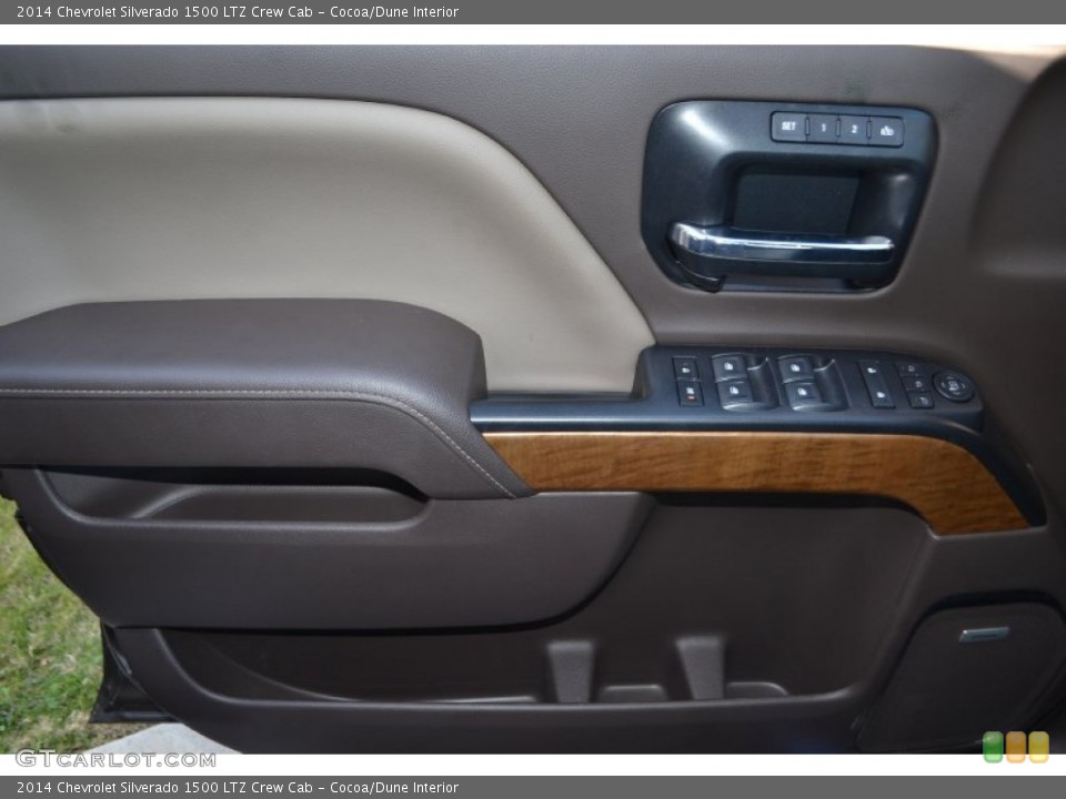 Cocoa/Dune Interior Door Panel for the 2014 Chevrolet Silverado 1500 LTZ Crew Cab #90833449