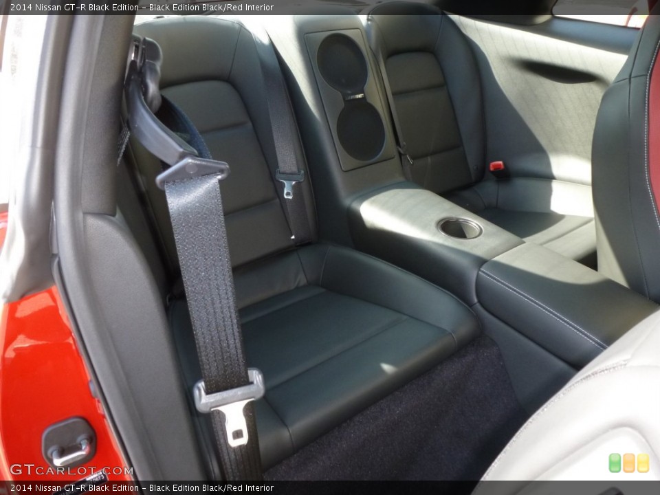 Black Edition Black/Red Interior Rear Seat for the 2014 Nissan GT-R Black Edition #90836254