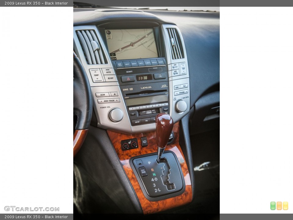 Black Interior Controls for the 2009 Lexus RX 350 #90836340