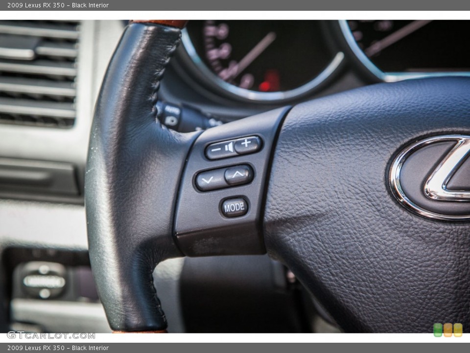 Black Interior Controls for the 2009 Lexus RX 350 #90836686