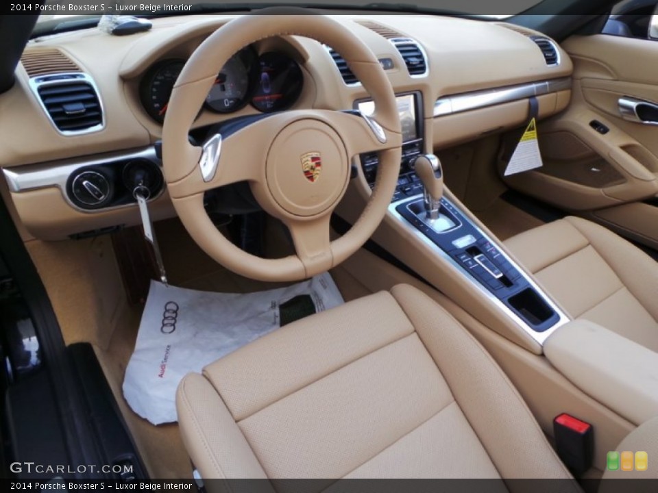 Luxor Beige Interior Prime Interior for the 2014 Porsche Boxster S #90837274