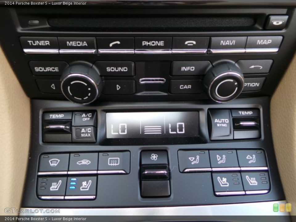 Luxor Beige Interior Controls for the 2014 Porsche Boxster S #90837469