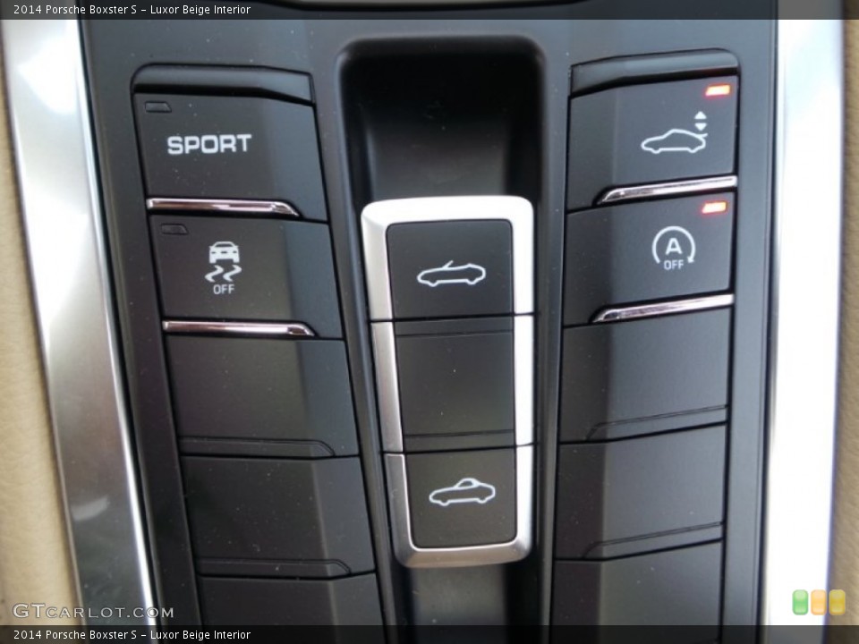 Luxor Beige Interior Controls for the 2014 Porsche Boxster S #90837496