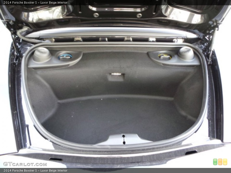 Luxor Beige Interior Trunk for the 2014 Porsche Boxster S #90837553