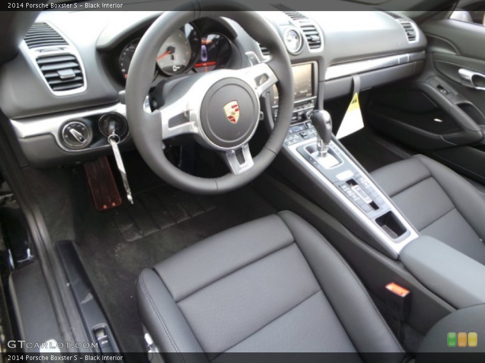 Black 2014 Porsche Boxster Interiors