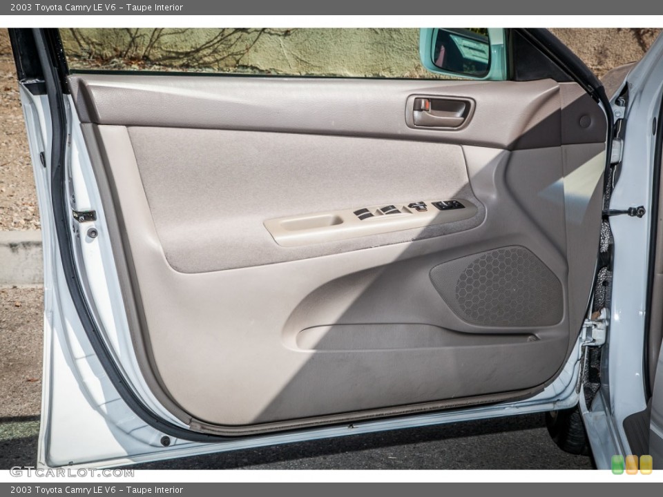 Taupe Interior Door Panel for the 2003 Toyota Camry LE V6 #90837964