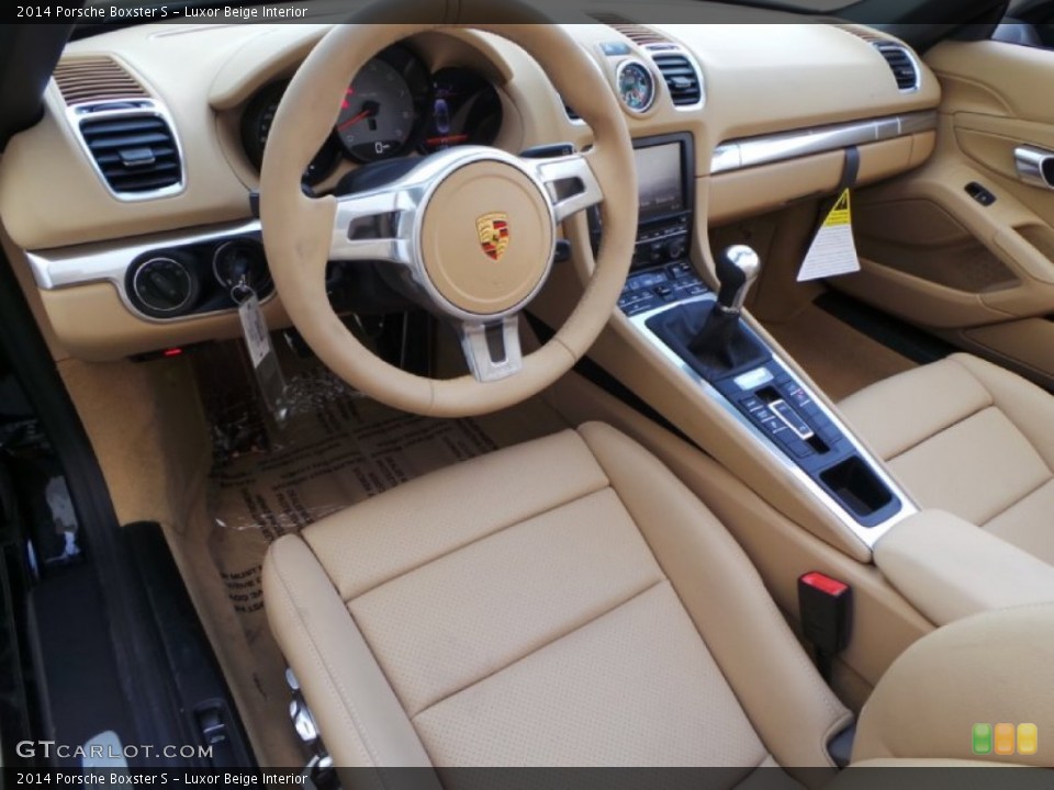 Luxor Beige Interior Prime Interior for the 2014 Porsche Boxster S #90838324