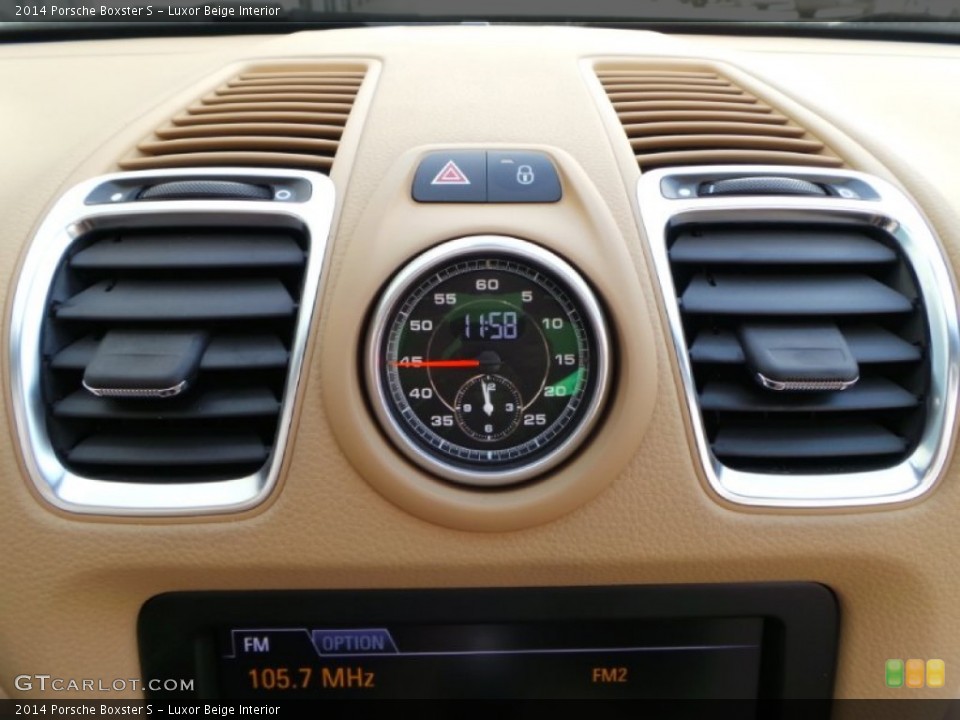Luxor Beige Interior Gauges for the 2014 Porsche Boxster S #90838411