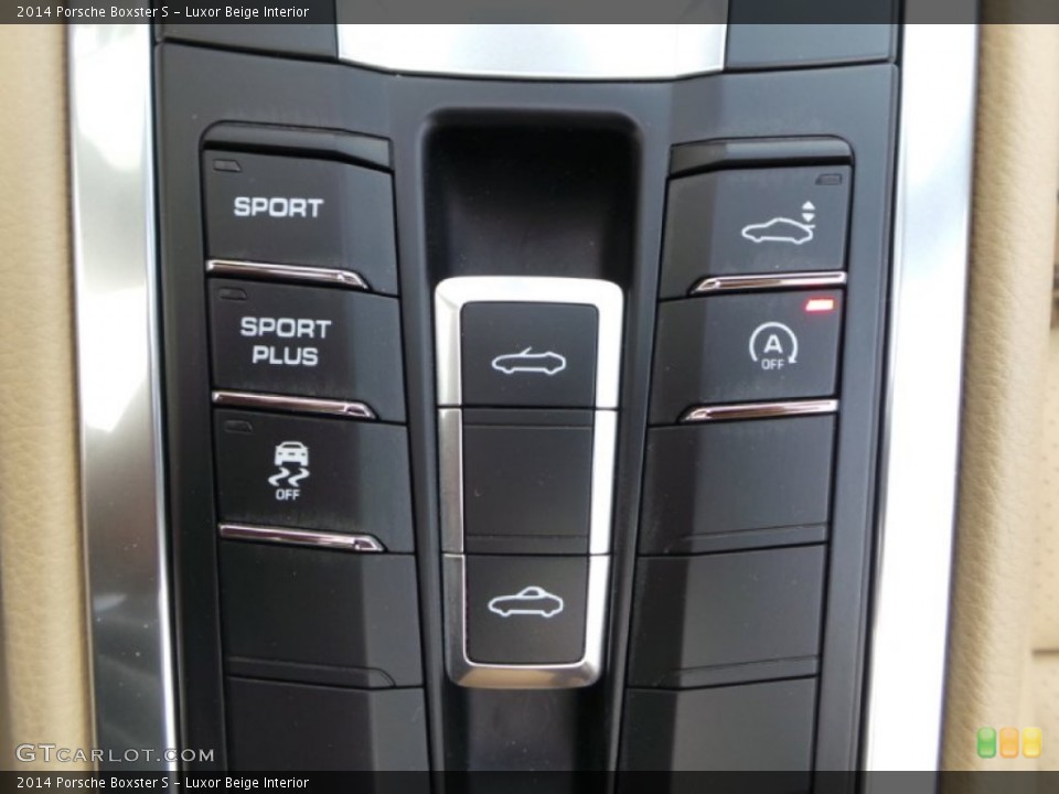 Luxor Beige Interior Controls for the 2014 Porsche Boxster S #90838450