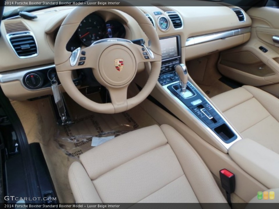 Luxor Beige 2014 Porsche Boxster Interiors