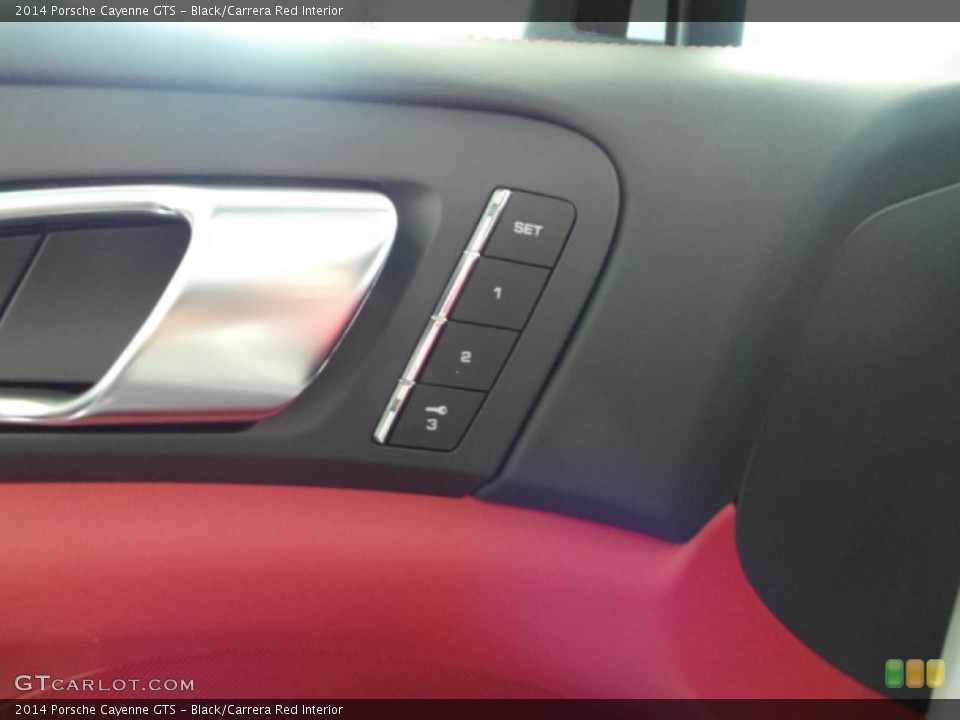 Black/Carrera Red Interior Controls for the 2014 Porsche Cayenne GTS #90840184