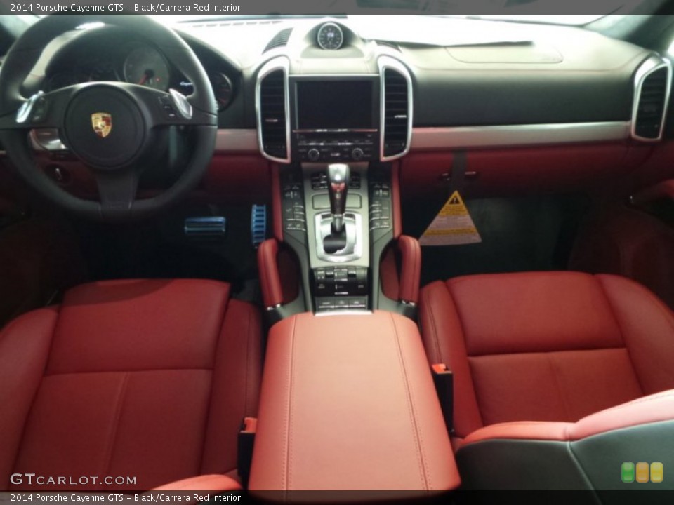 Black/Carrera Red Interior Dashboard for the 2014 Porsche Cayenne GTS #90840475