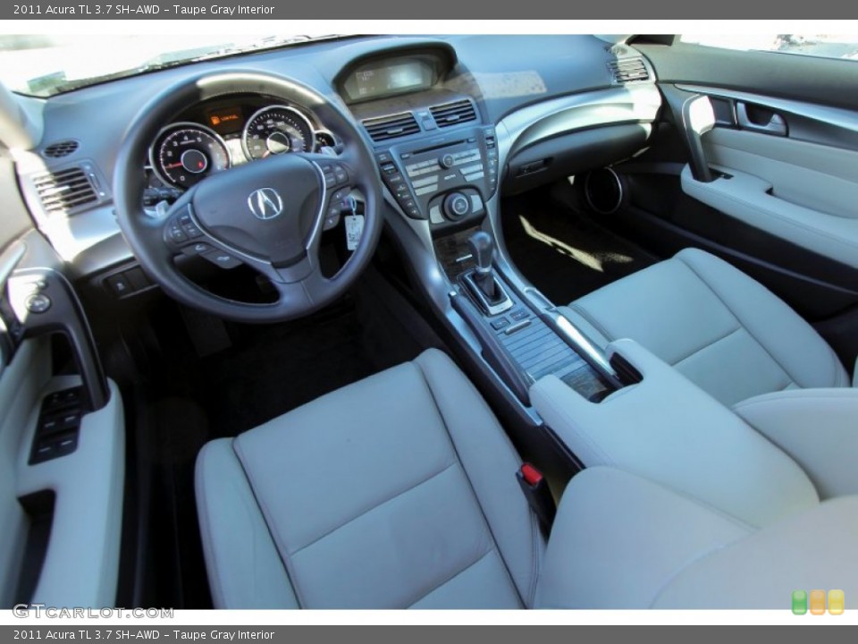 Taupe Gray Interior Prime Interior for the 2011 Acura TL 3.7 SH-AWD #90841481