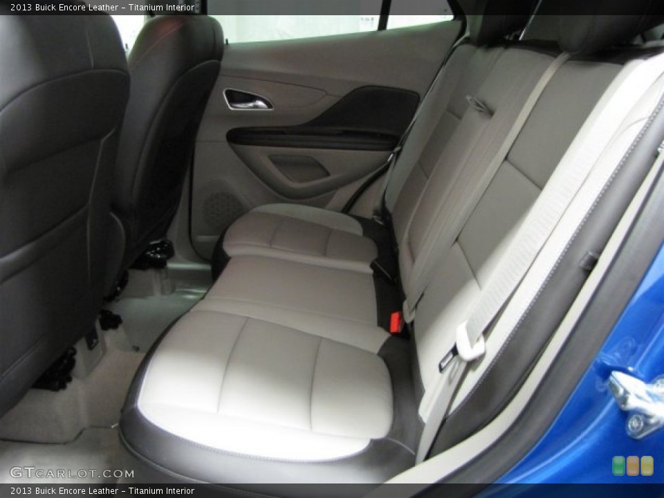 Titanium Interior Rear Seat for the 2013 Buick Encore Leather #90842509