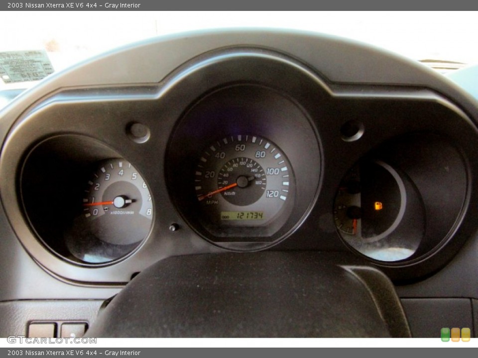 Gray Interior Gauges for the 2003 Nissan Xterra XE V6 4x4 #90843384