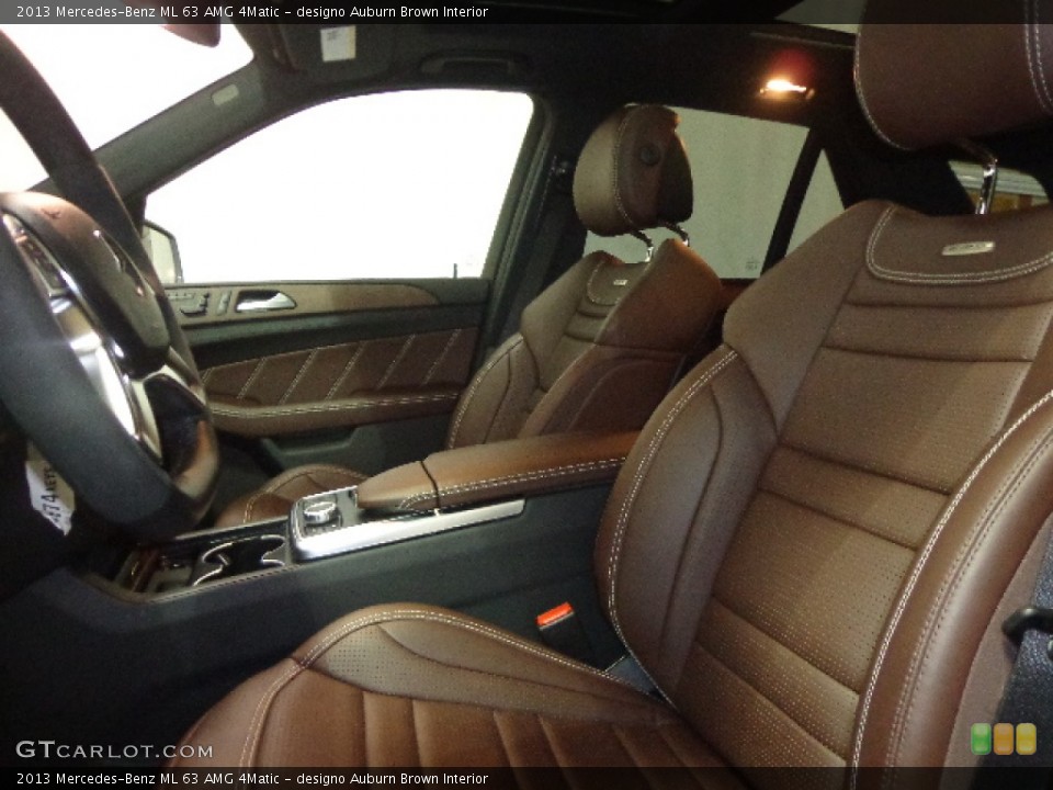 designo Auburn Brown 2013 Mercedes-Benz ML Interiors