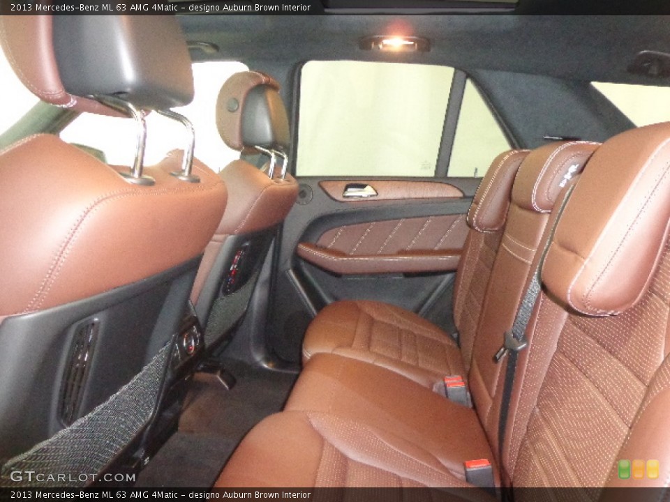 designo Auburn Brown Interior Rear Seat for the 2013 Mercedes-Benz ML 63 AMG 4Matic #90851032