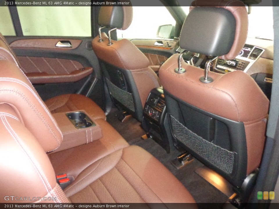 designo Auburn Brown Interior Rear Seat for the 2013 Mercedes-Benz ML 63 AMG 4Matic #90851041