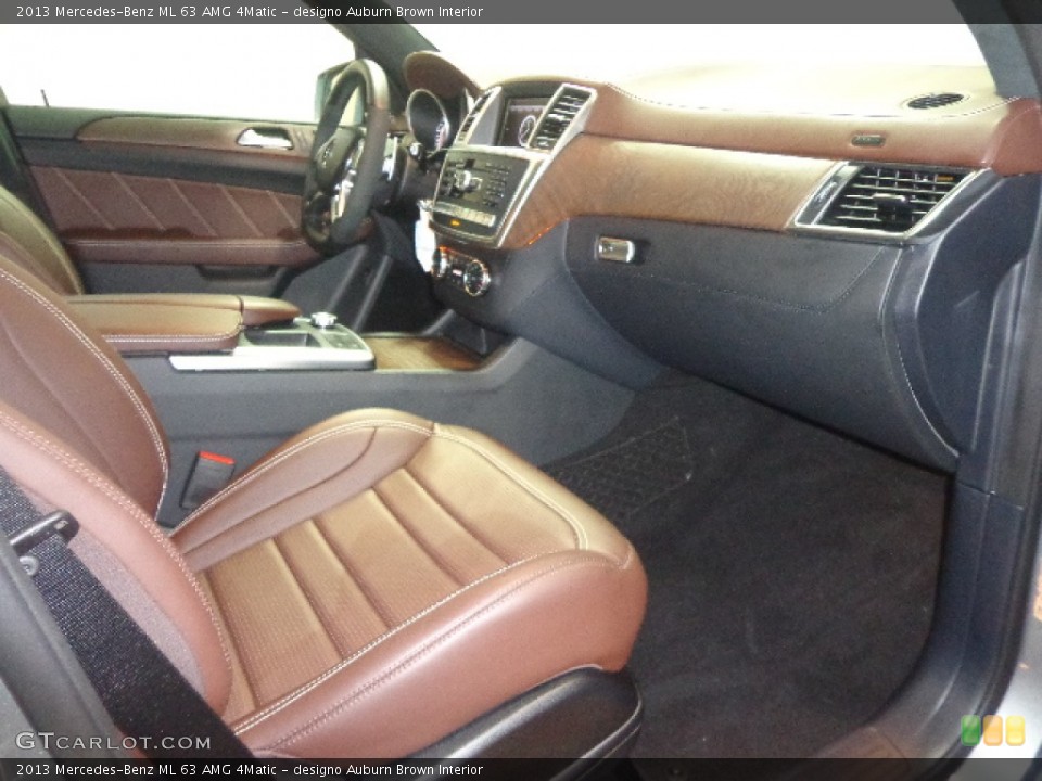 designo Auburn Brown Interior Photo for the 2013 Mercedes-Benz ML 63 AMG 4Matic #90851047