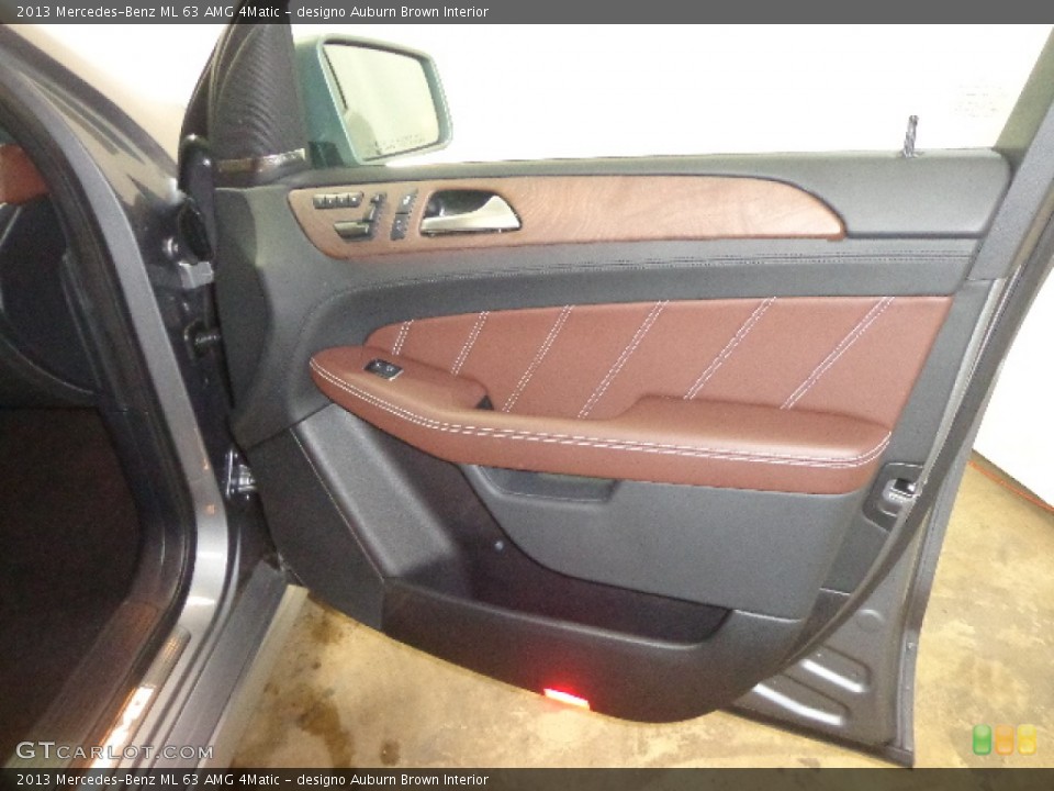 designo Auburn Brown Interior Door Panel for the 2013 Mercedes-Benz ML 63 AMG 4Matic #90851053
