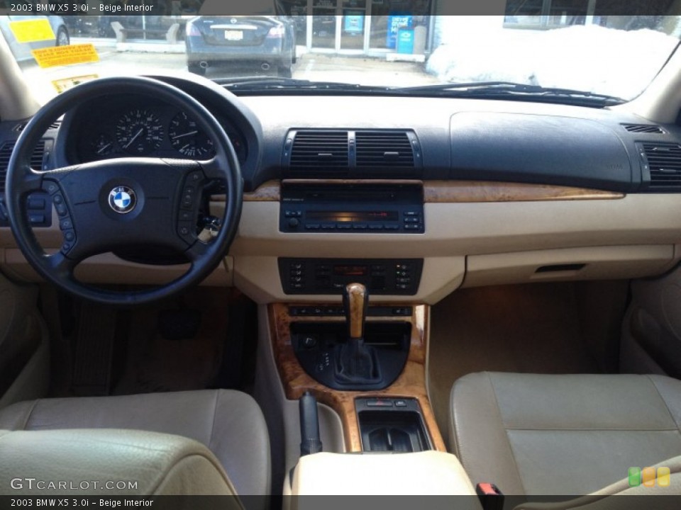 Beige Interior Dashboard for the 2003 BMW X5 3.0i #90854438