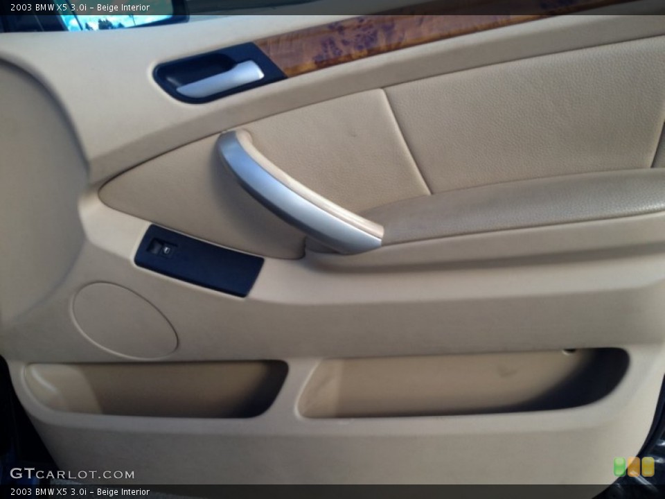 Beige Interior Door Panel for the 2003 BMW X5 3.0i #90854801
