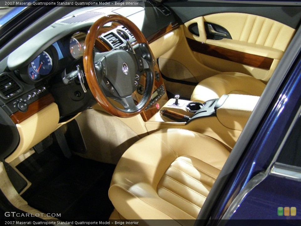 Beige Interior Prime Interior for the 2007 Maserati Quattroporte  #90856