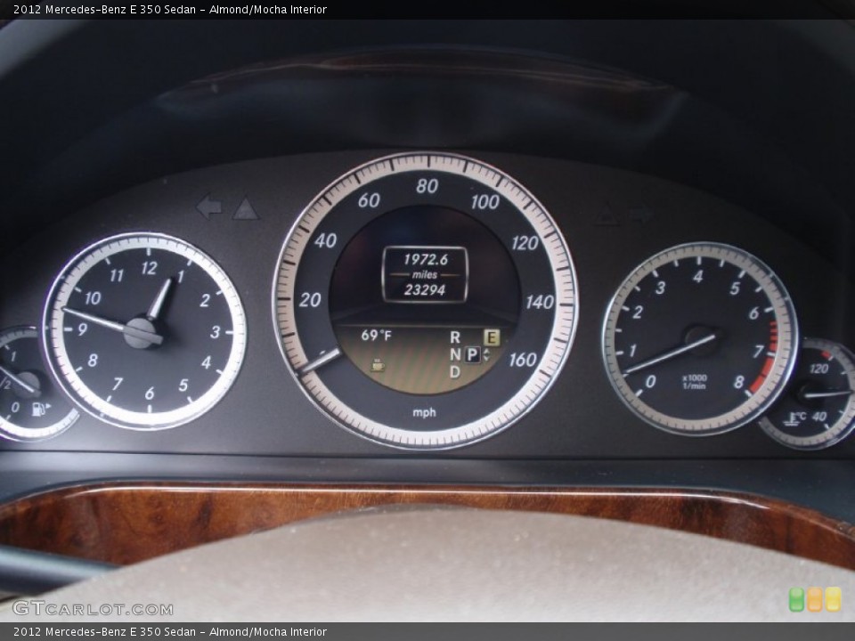 Almond/Mocha Interior Gauges for the 2012 Mercedes-Benz E 350 Sedan #90857831