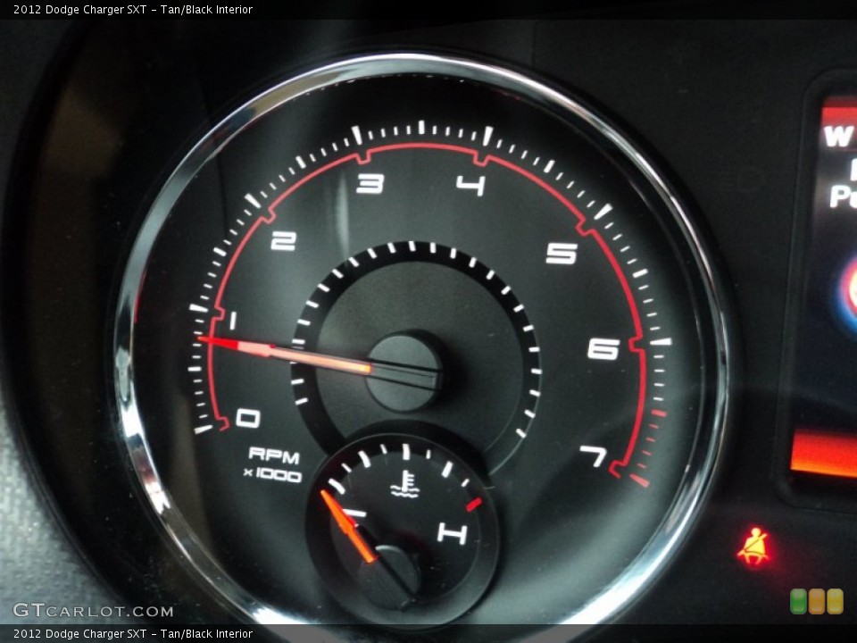 Tan/Black Interior Gauges for the 2012 Dodge Charger SXT #90861215