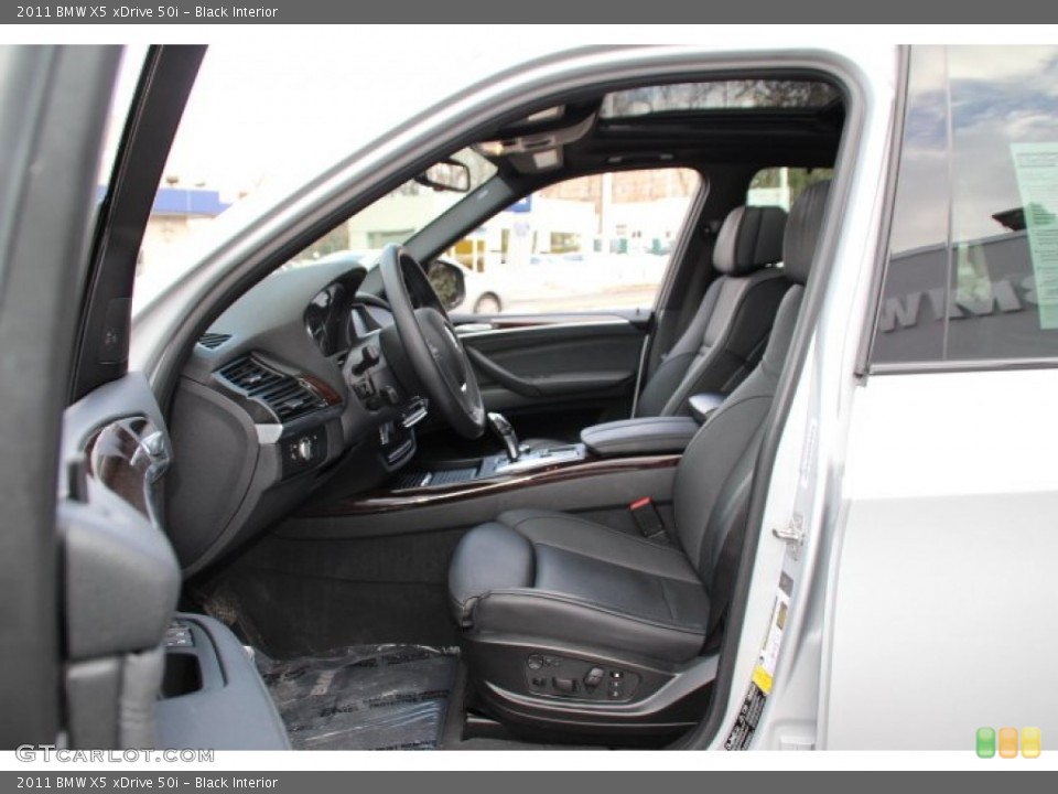 Black Interior Front Seat for the 2011 BMW X5 xDrive 50i #90862556