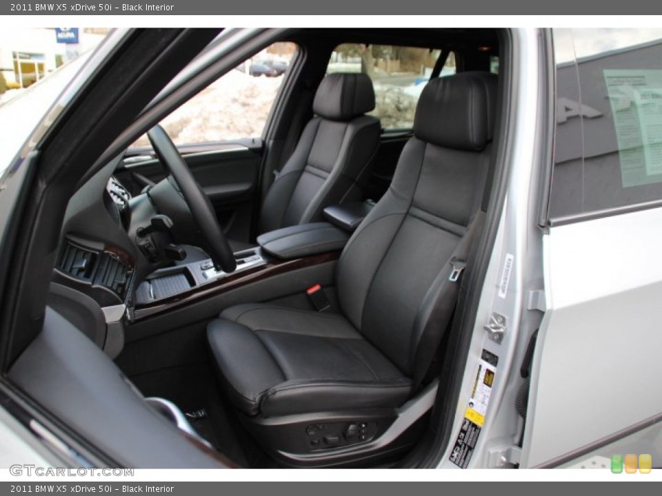 Black Interior Front Seat for the 2011 BMW X5 xDrive 50i #90862568