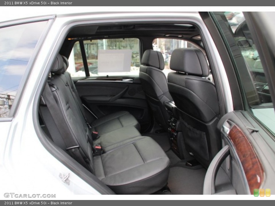 Black Interior Rear Seat for the 2011 BMW X5 xDrive 50i #90862772