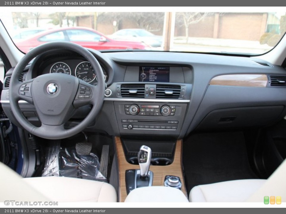 Oyster Nevada Leather Interior Dashboard for the 2011 BMW X3 xDrive 28i #90863720