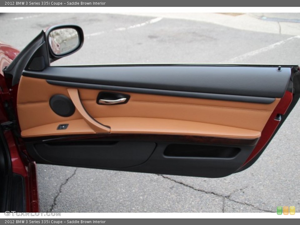 Saddle Brown Interior Door Panel for the 2012 BMW 3 Series 335i Coupe #90864647