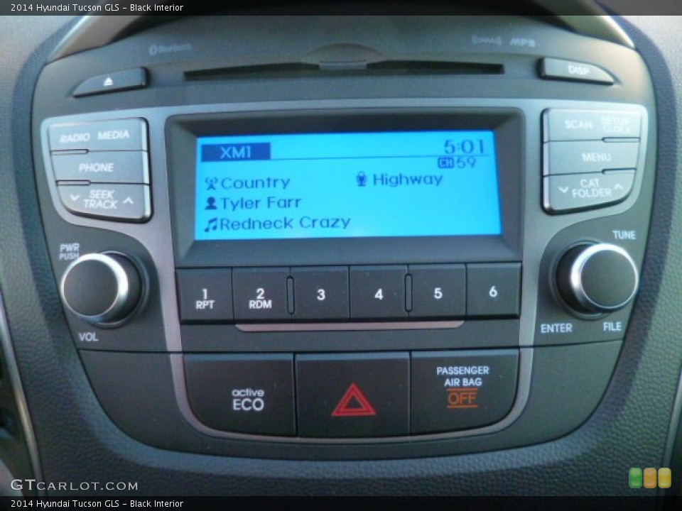 Black Interior Audio System for the 2014 Hyundai Tucson GLS #90866867